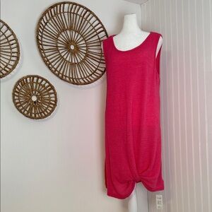 CUPSHE Pink Sleeveless coverup Dress